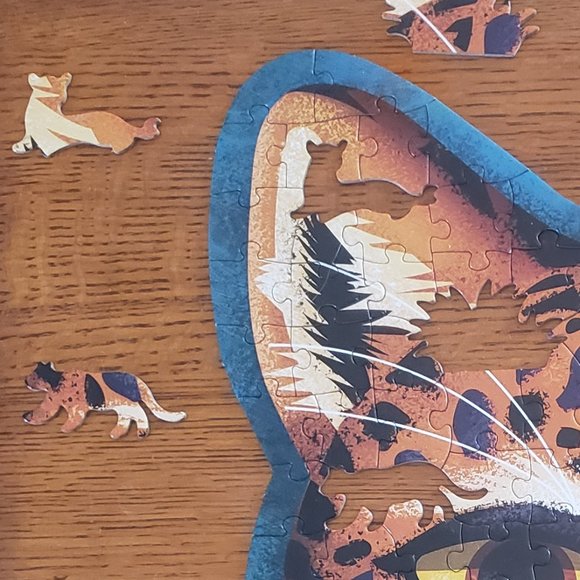 Shaped Jaguar Puzzle for Older Kids or Adults - Picture 4 of 4